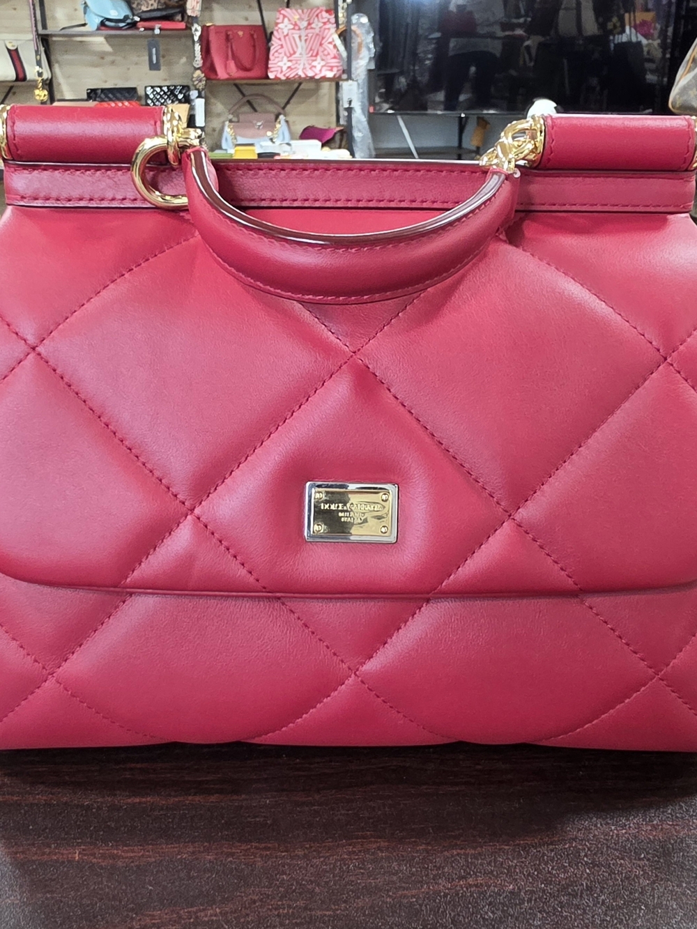 Dolce & Gabbana Aria Matelassé Sicily Bag NWT